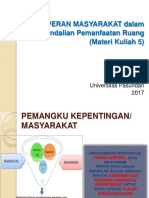 P5 - Peran Masyarakat Dalam Pengendalian Pemanfaatan Ruang