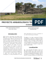 Marisol - Montejano - Sitio - Arqueológico de Teocaltitan