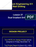 Dual Gradient Drilling (DGD) Well Control