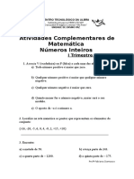 Atividades Complementares de  Matematica sexta serie.doc