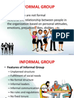 Informal Group Report v2