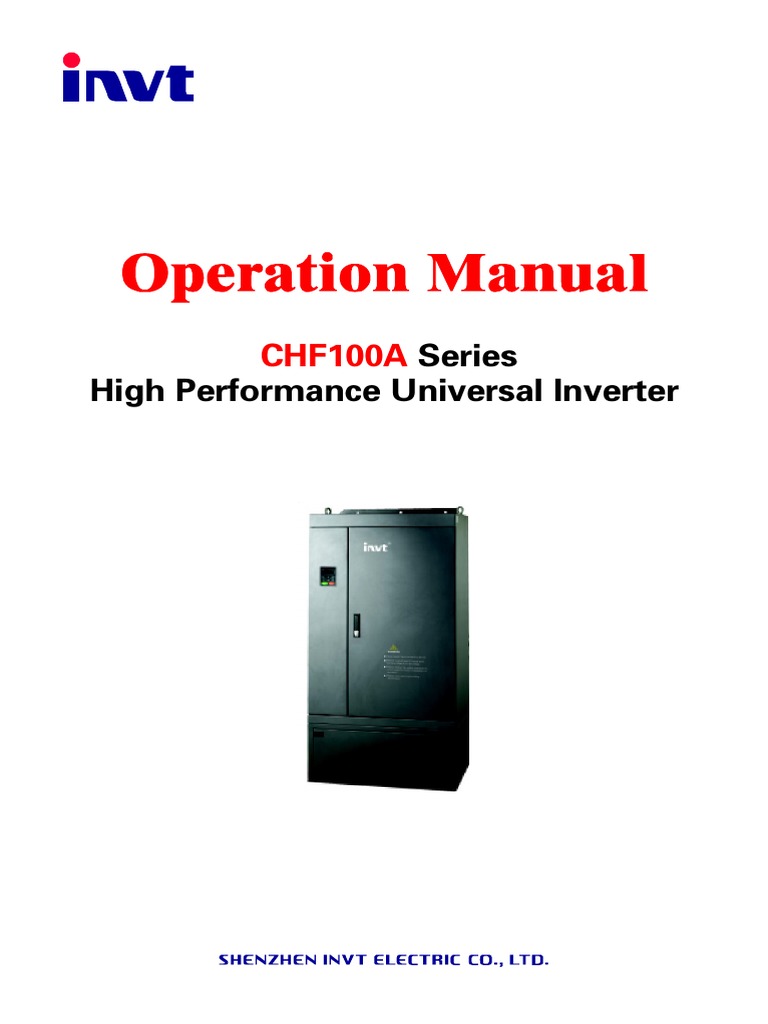 INVT CHF100 USER MANUAL PDF DOWNLOAD visual data 5