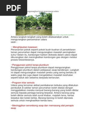 artikel pencemaran udara di malaysia