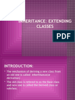 Inheritance: Extending Classes