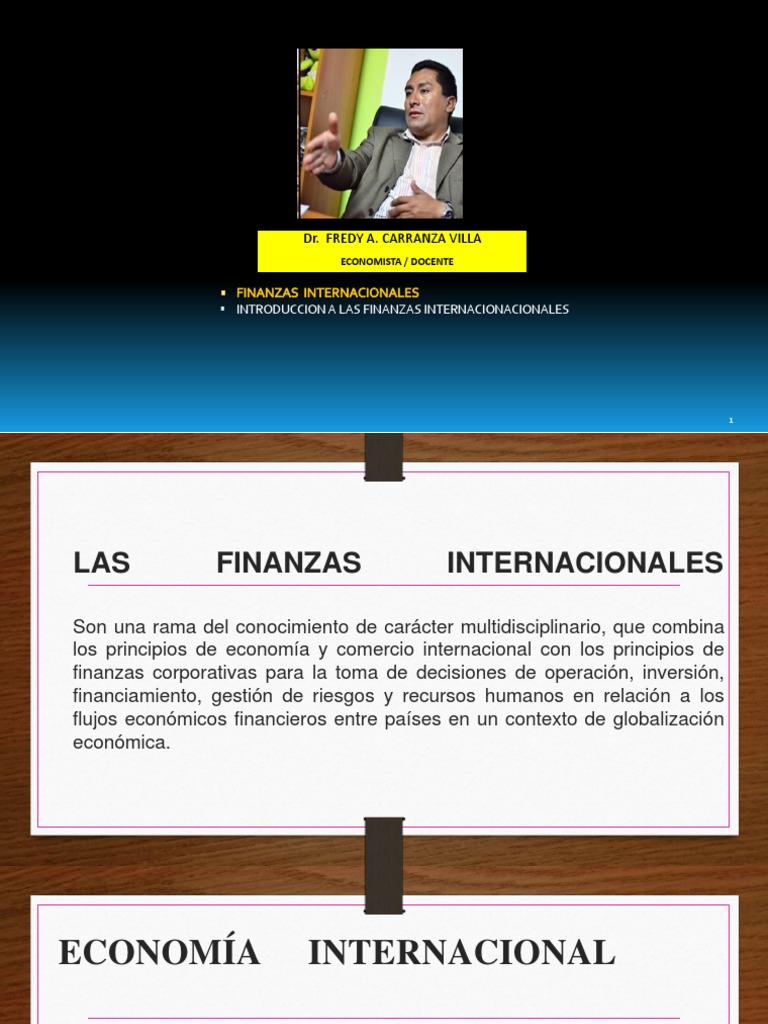 Introduccion A Las Finanzas Internacionales | PDF | Comercio | Economía ...