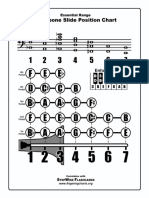 1trombone Fingering Chart PDF