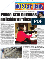 Police Still Clueless On Dahino Ordinance: What Is Reasonable Genuine Suspicion'?