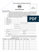 Application Form 2012