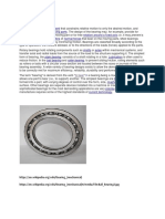 About Bearings: Machine Element Friction Moving Parts Linear Rotation Around A Fixed Axis Vectors Normal Forces