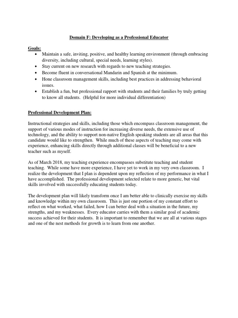 New Teacher Development Plan | PDF | Classroom Management | Teachers