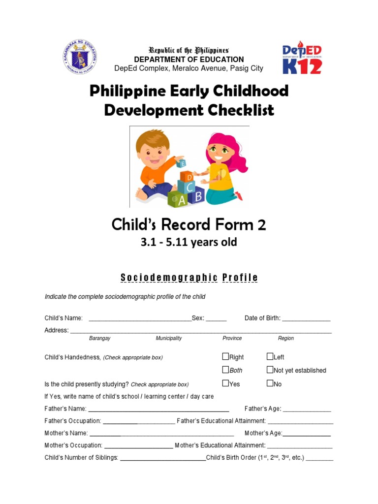 Philippine Early Childhood