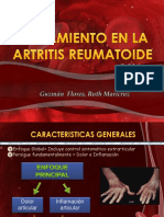Tratamiento en Artritis Reumatoide