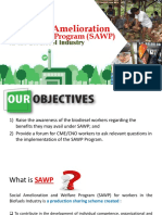 Social Amelioration and Welfare Program (SAWP) Presentation - 21 July 2017