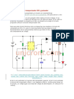 Circuito On-Off con temporizador 555 y pulsador