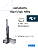 Fundamentals of The Ultrasonic Plastics Welding-Klinstein