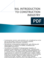 General Introduction To Construction Industry
