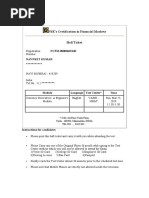 Hall Ticket of Nse Tests NCFM-00000665160