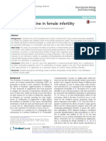 Role of L-Carnitine in Female Infertility