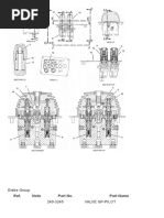 Entire Group Ref. Note Part No. Part Name 240-3245 Valve Gp-Pilot