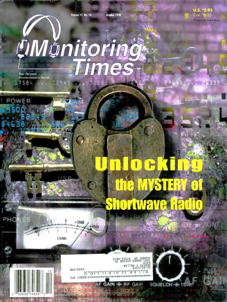 Monitoring Times 1998 10 | PDF | Am Broadcasting | Radio