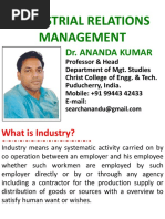 Industrial Relations Management