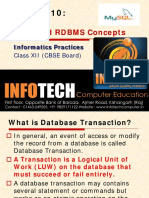 Chapter 10-DataBase Transaction Final