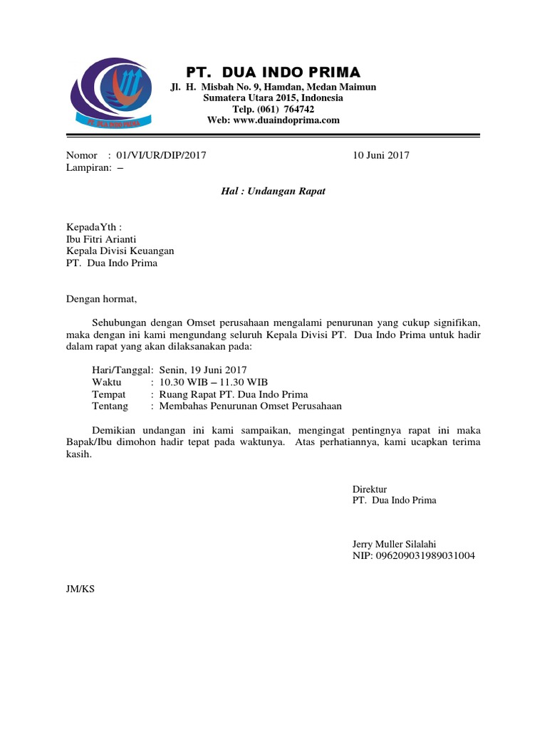 surat undangan rapat docx surat undangan rapat docx