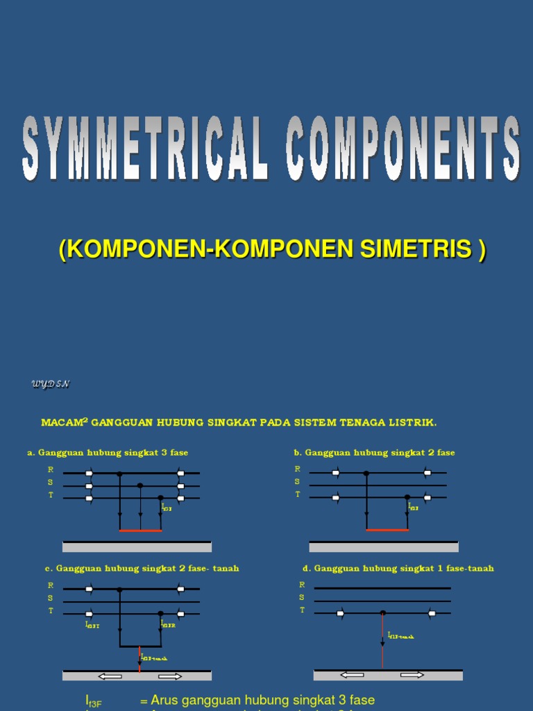 Bahan 2 Komponen Simetris | PDF