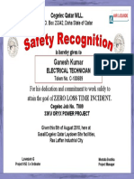 Safety RecognitionRAKESSH - PPT NEW