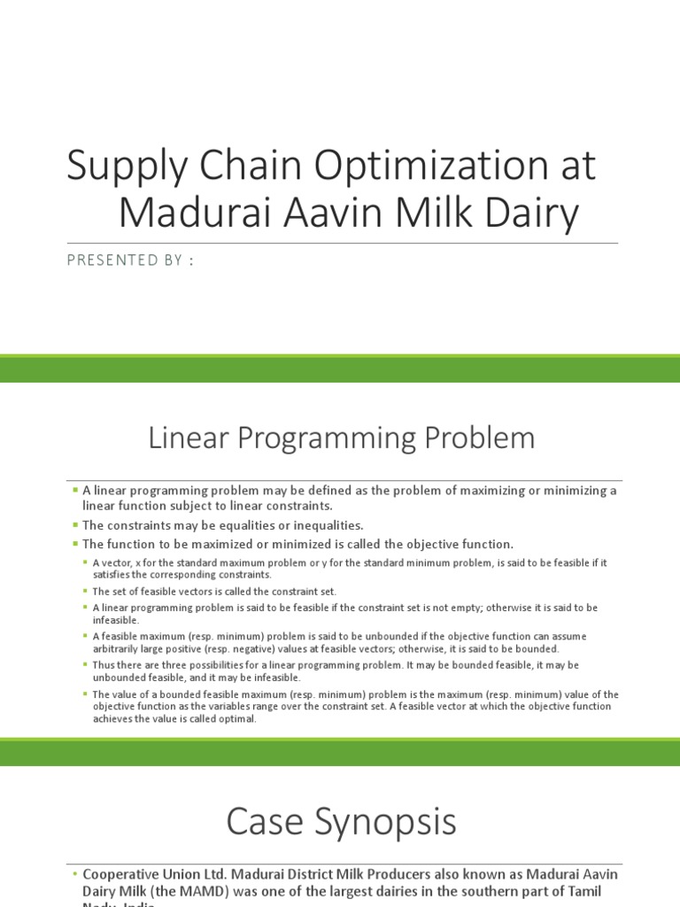 Supply Chain Optimization | PDF