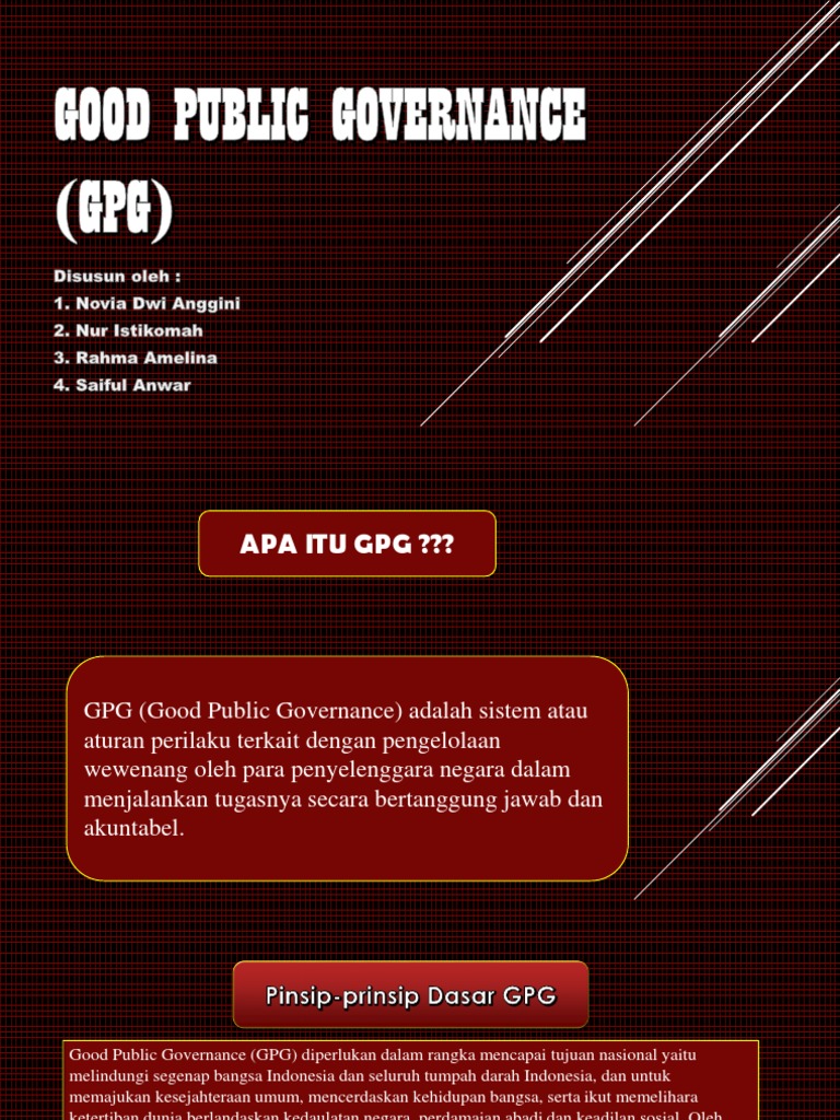 Good Public Governance Gpg Pdf