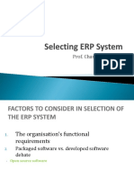 Selecting ERP System 2016