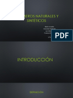 Polímeros Naturales y Sintéticos