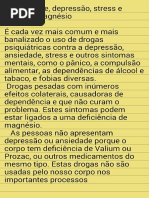 - Magnésio, Ansiedade,Depressão,Stress