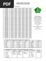 Jadwal Sholat 2018