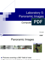 Laboratory 5: Panoramic Images: Computer Vision 2017