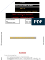 Tod and Sustainable Transport Planning