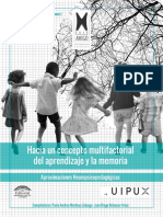 Libro 1 Hacia - Un - Concepto - Multifactorial - Del - Aprendizaje - y - La - Memoria - Aproximaciones - Neuropsicopedagogicas - Vol - I PDF