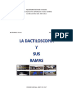 La Dactiloscopia y Sus Ramas SETC