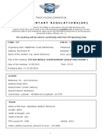 FIM Speedway Grand Prix World Championship QR1 - Zarnovica SVK - 19.05.2018 - Supplementary Regulations 01