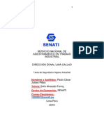 Identificación de peligros y riesgos en el taller de prácticas de SENATI