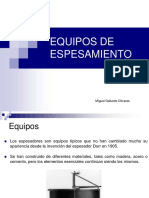 Equipos de Espesamiento