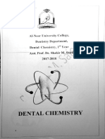 Dental Chemistry