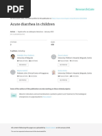 Acute Diarrhea in Children