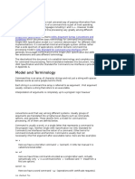 Command Line Processing Model and Terminology