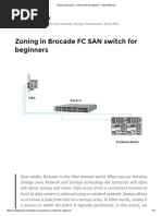 Zoning in Brocade FC SAN Switch For Beginners - SAN Enthusiast