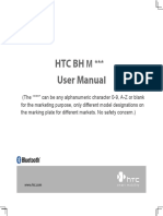 Htc BH M *** User Manual