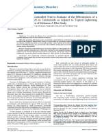 Journal of Pigmentary Disorders 2015 Topical Lightening Cream VS Topical LC Oral PE and PF PDF