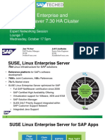 SUSE Linux Enterprise and SAP NetWeaver 7.30 HA Cluster