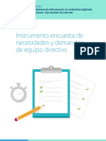 Instrumento Encuesta de Necesidades y Demandas de Equipo Directivo